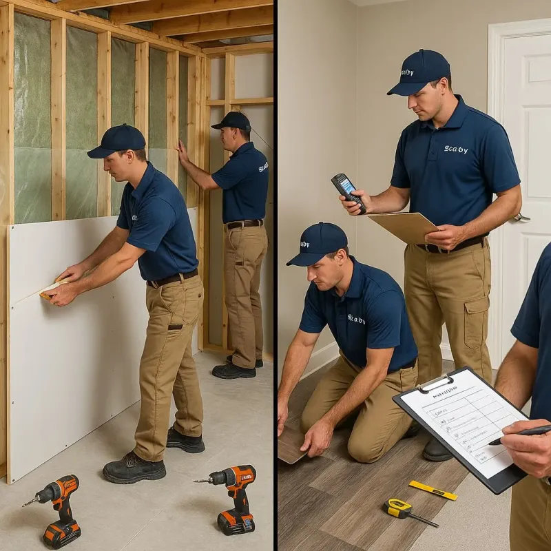 Repairs and Reconstruction process in Lincoln Square, IL
